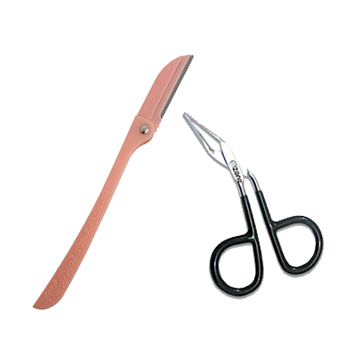 تیغ ابرو و موچین