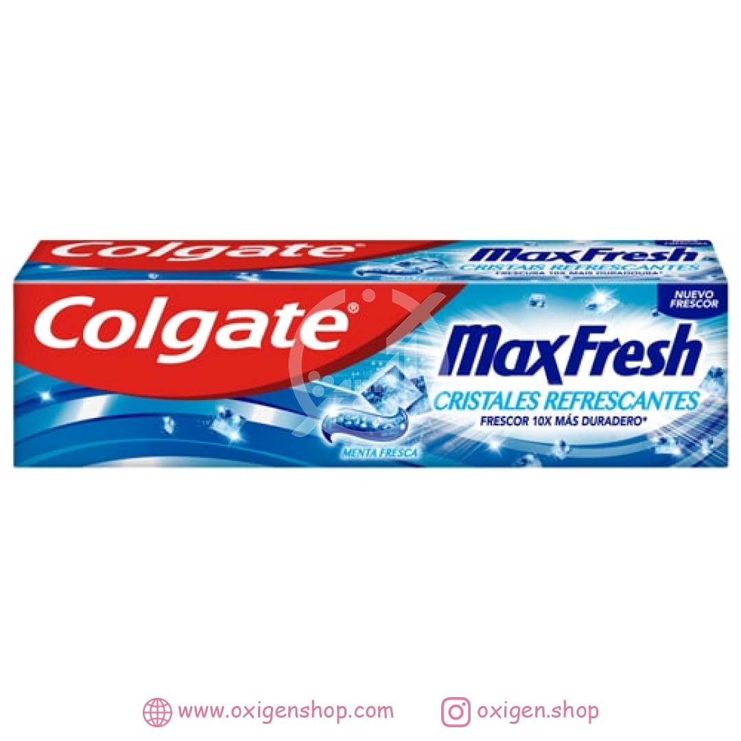خمیردندان کلگیت مدل Max Fresh Cristales Refrescantes