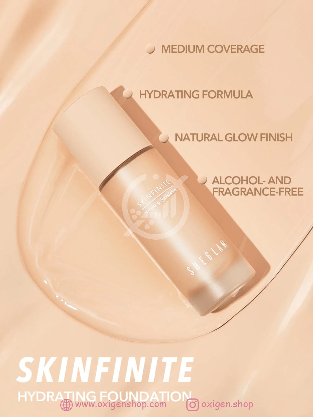 کرم پودر شیگلم مدل Skinfinite Hydrating کرم پودر شیگلم مدل Skinfinite Hydrating
