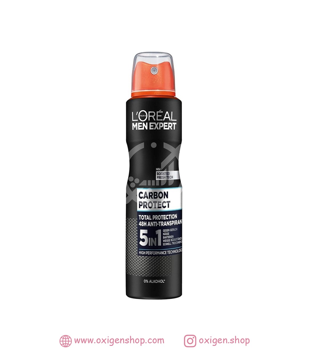 اسپری ضدتعریق مردانه لورال مدل Carbon Protect