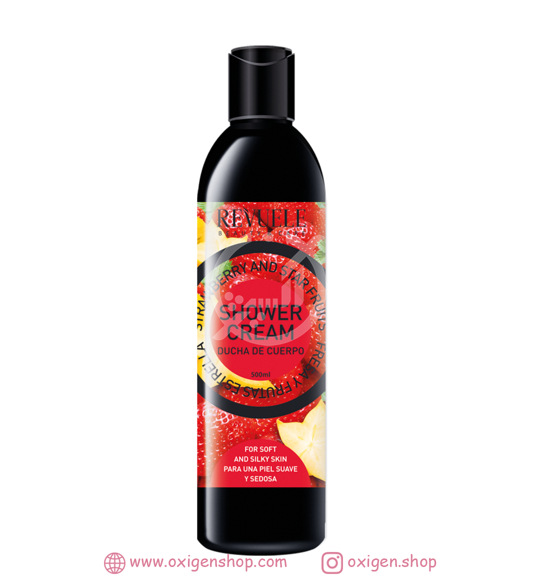 شاورکرم ریول مدل Strawberry And Star Fruits شاورکرم ریول مدل Strawberry And Star Fruits