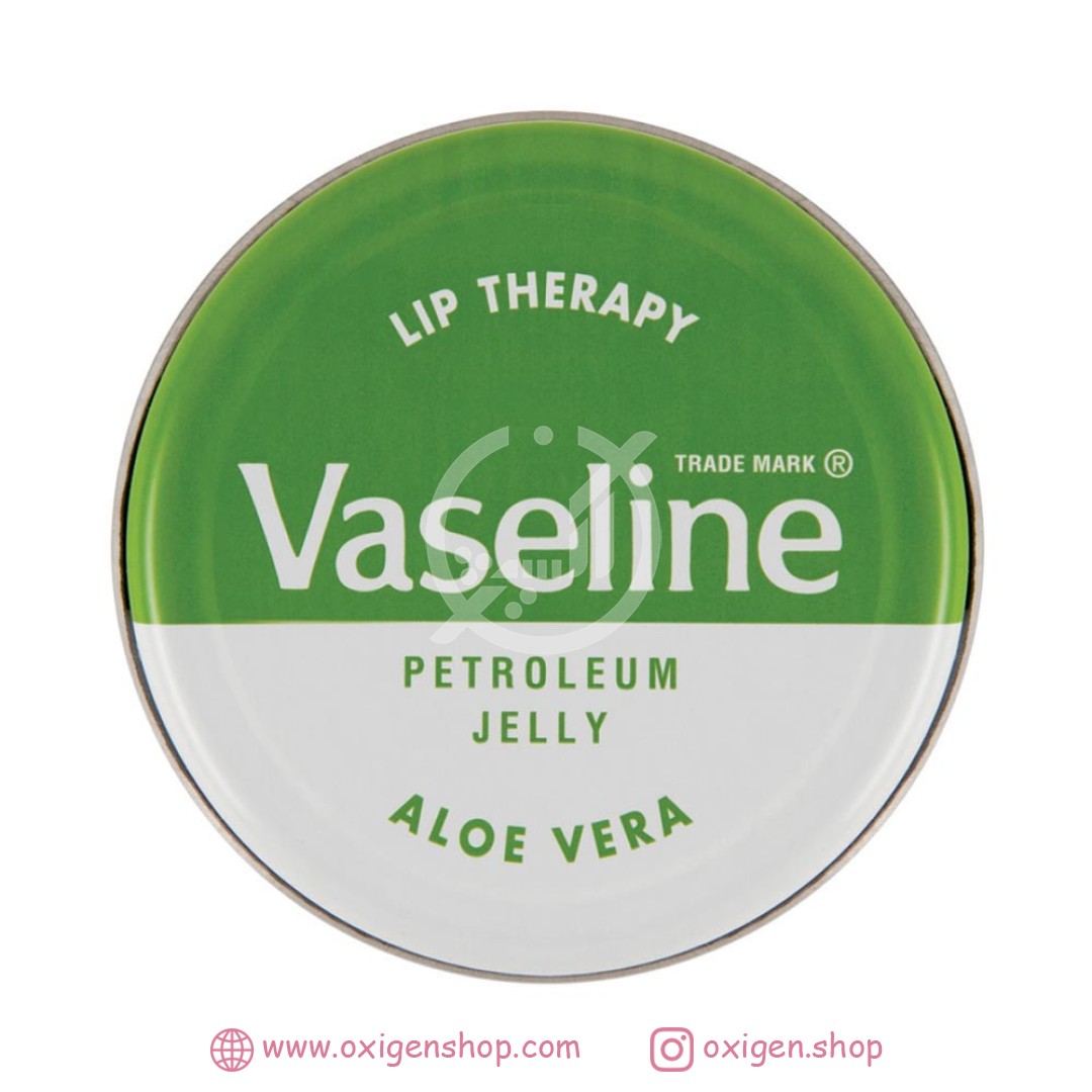 بالم لب کاسه ای وازلین مدل Aloe Vera