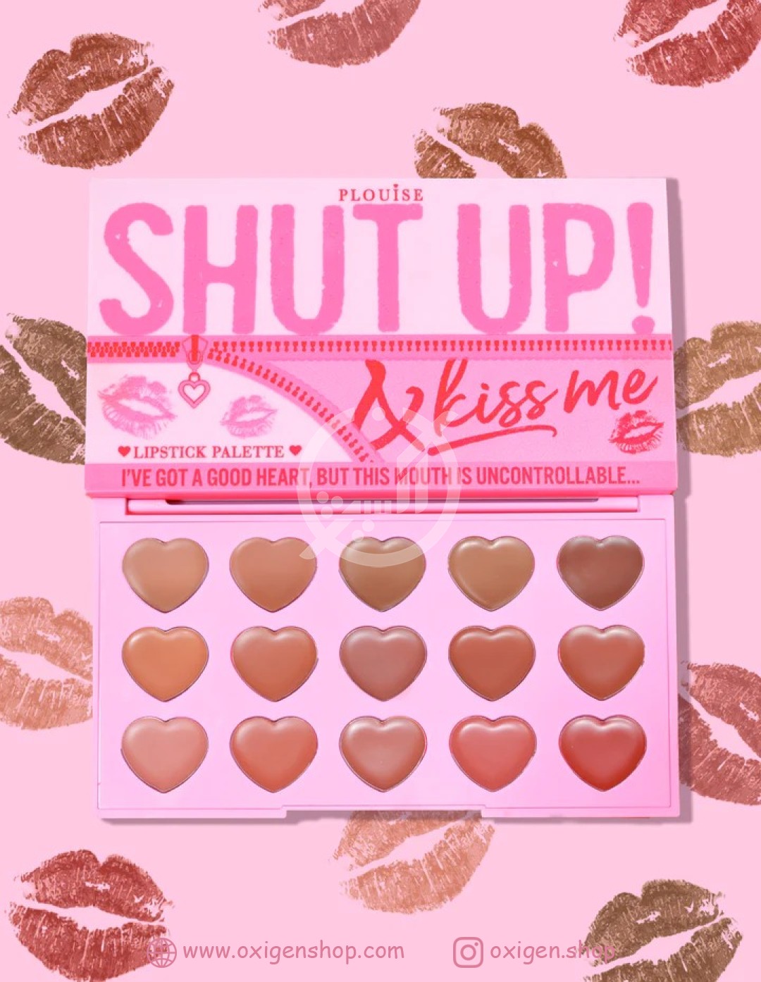 پالت رژلب پی لوئیز مدل Shut Up And Kiss Me پالت رژلب پی لوئیز مدل Shut Up And Kiss Me