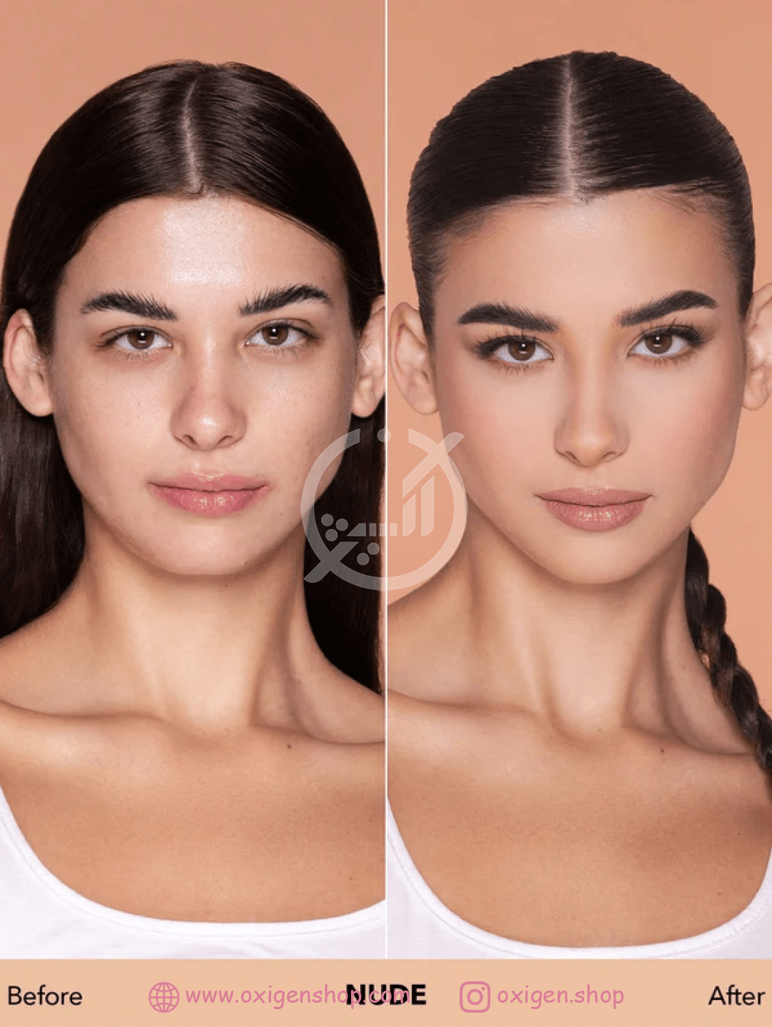 کرم پودر مات شیگلم مدل complexion pro کرم پودر مات شیگلم مدل complexion pro