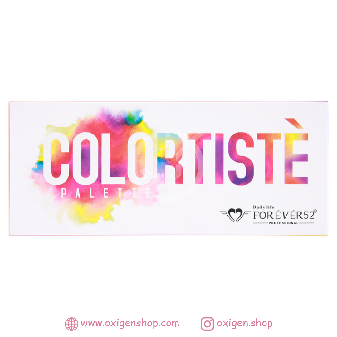 پالت رنگدانه فوراور 52 مدل colortiste