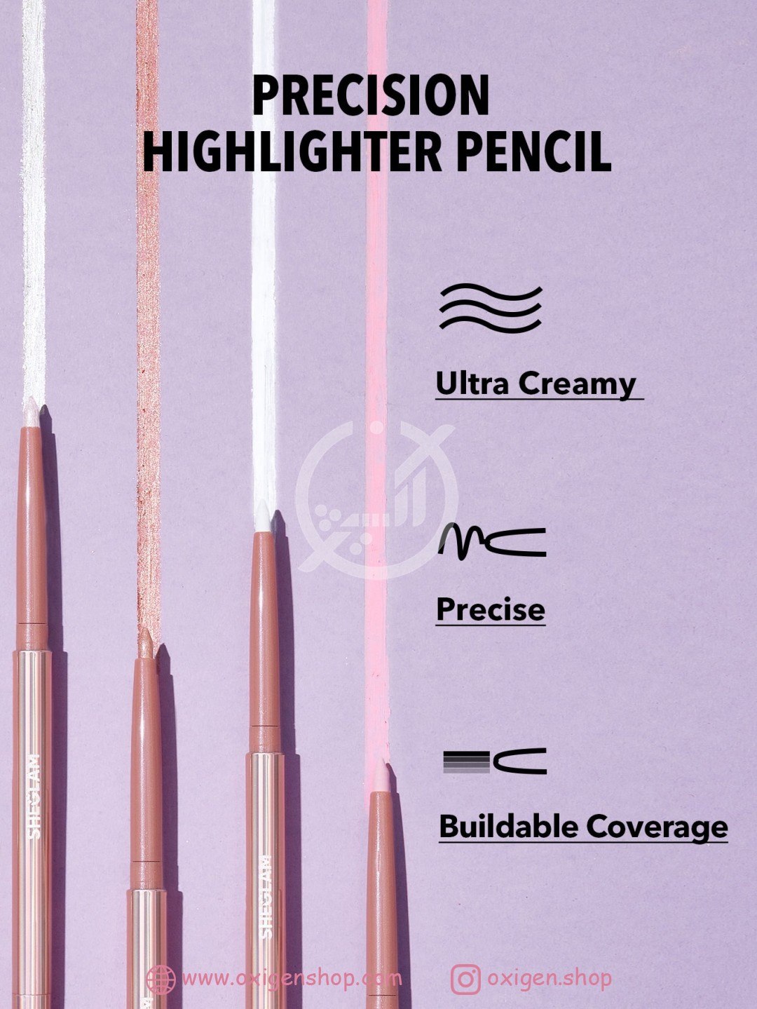 هایلایتر مدادی شیگلم مدل FAIRY WAND PRECISION هایلایتر مدادی شیگلم مدل FAIRY WAND PRECISION