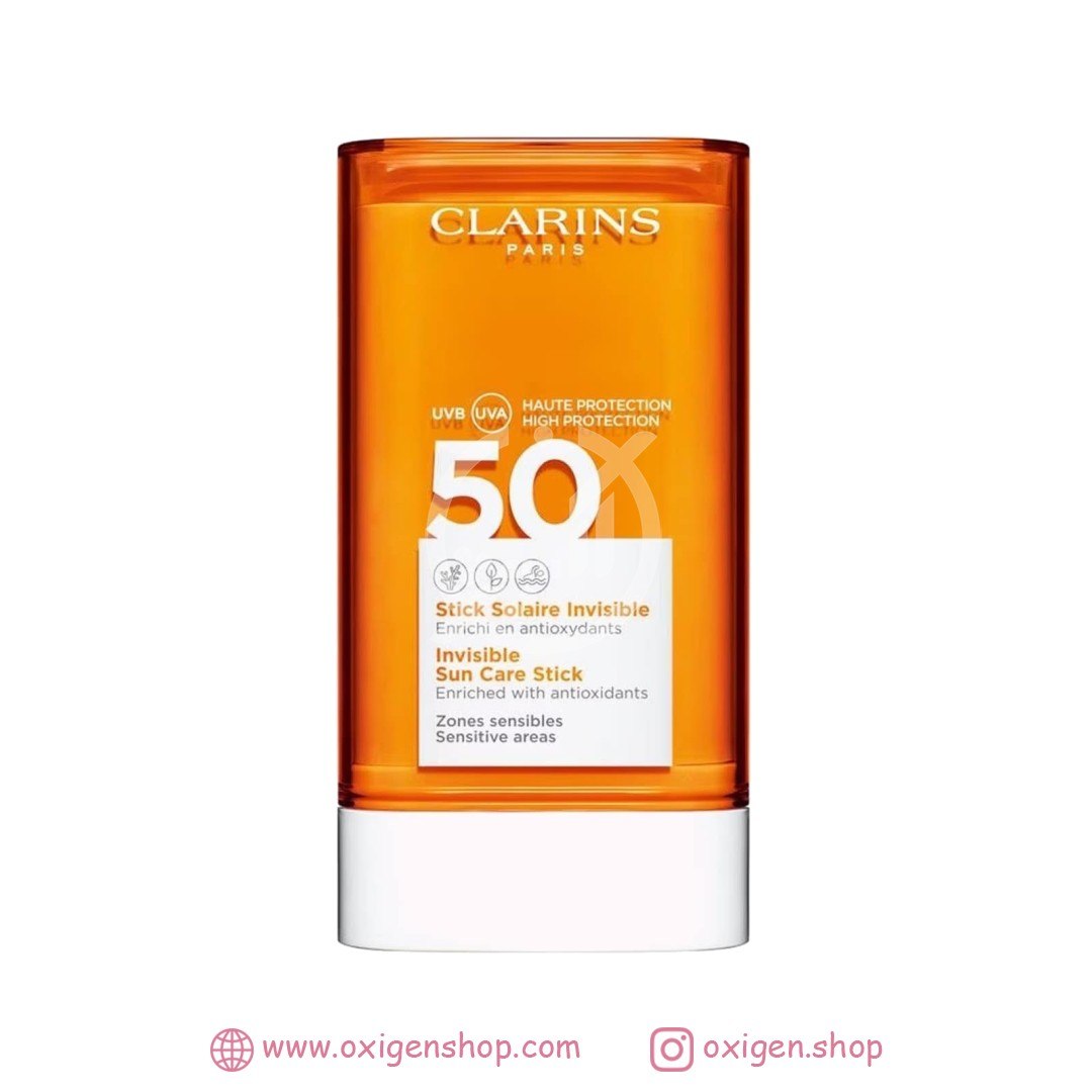 ضدآفتاب استیکی بی رنگ کلارنس spf 50 ضدآفتاب استیکی بی رنگ کلارنس spf 50