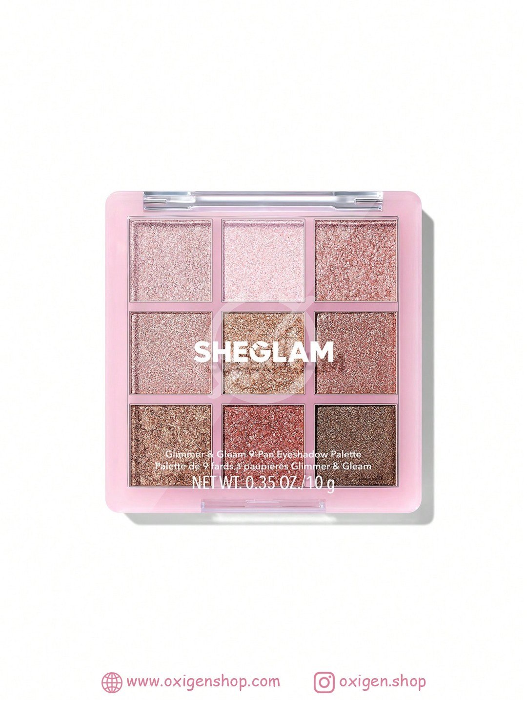 پالت سایه 9 رنگ شیگلم مدل Glimmer & Gleams