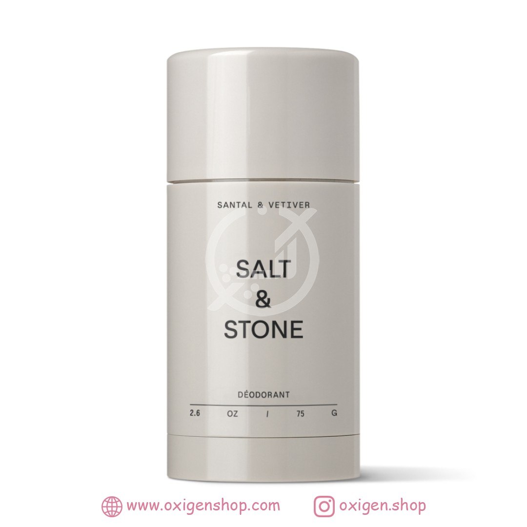 دئودورانت سالت اند استون مدل Santal & Vetiver
