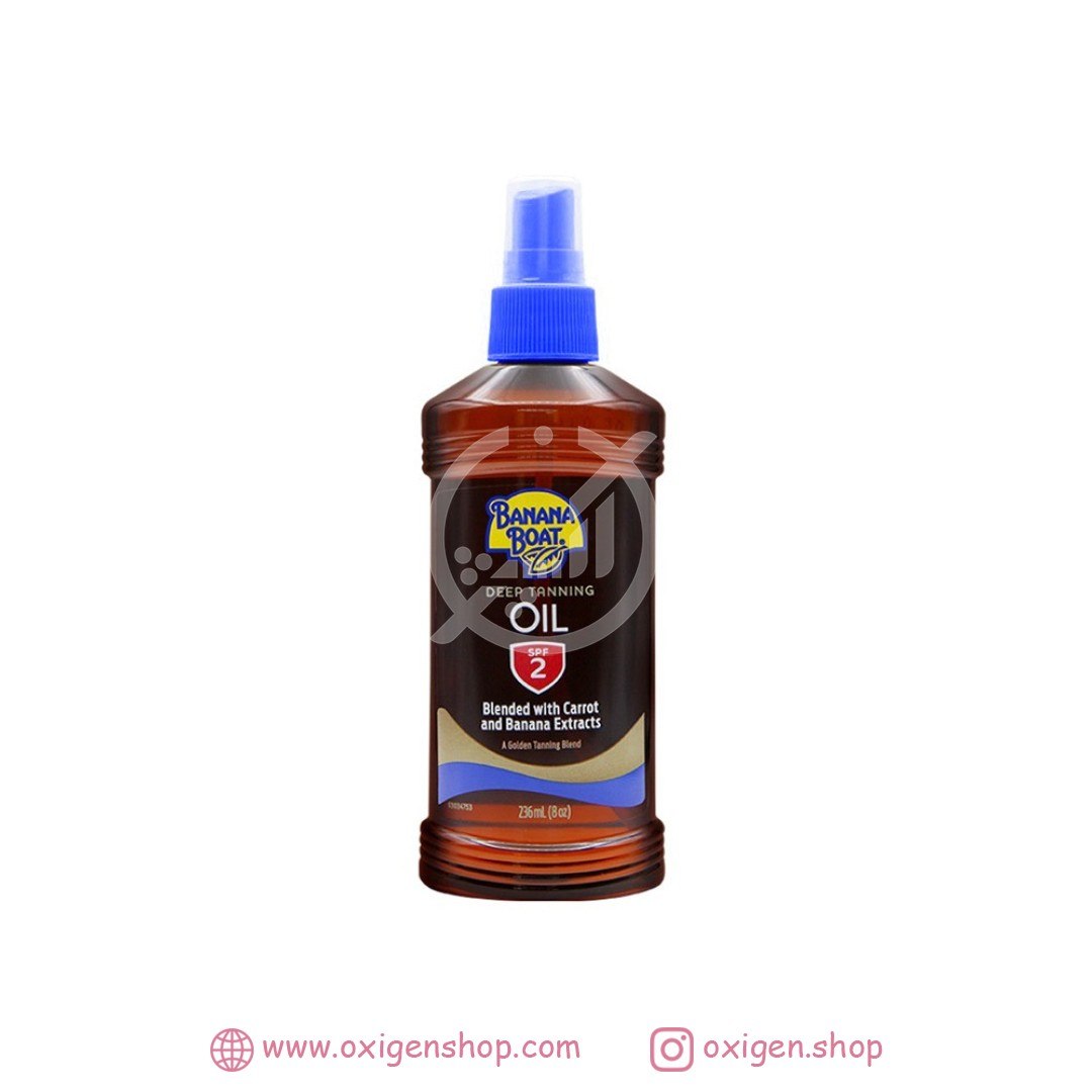 روغن برنزه کننده بانانابوت SPF2 با عصاره هویج و موز