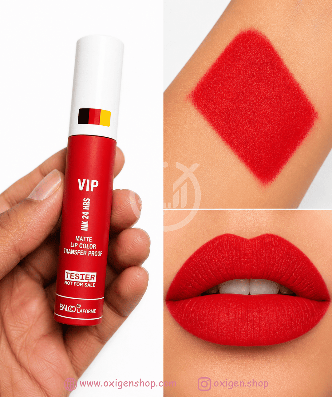 رژ لب مات VIP با ماندگاری 24 ساعته بالکو
