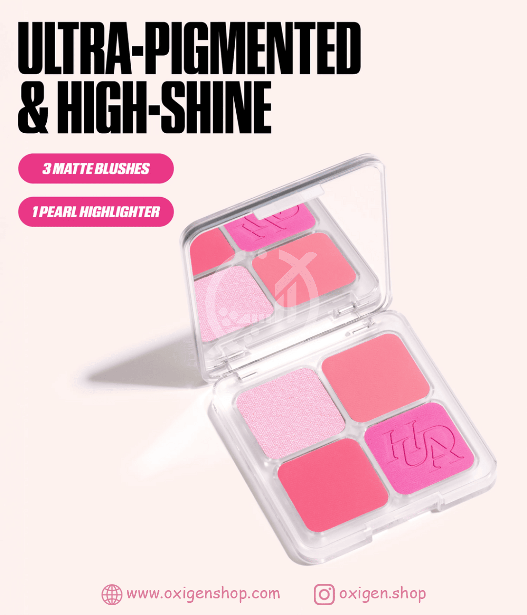 پالت رژگونه و هایلایتر هدی بیوتی مدل BLUSH FILTER BLURRING