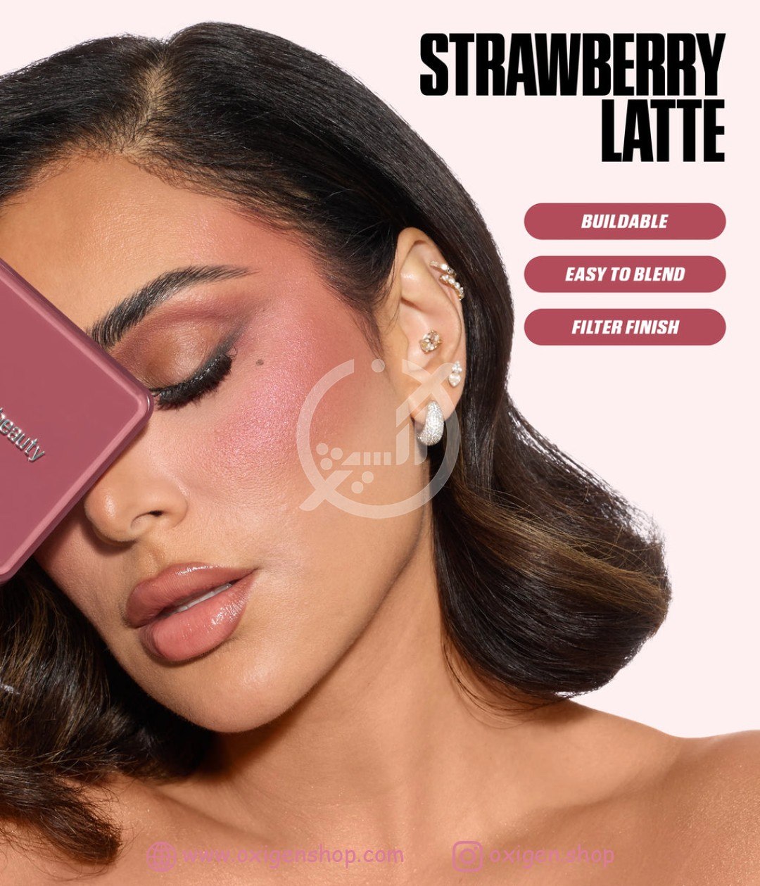 پالت رژگونه و هایلایتر هدی بیوتی مدل BLUSH FILTER BLURRING